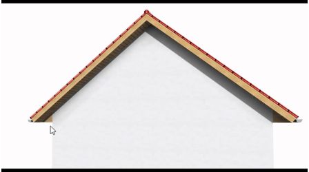 Aufsatzbinderdach - Dachkasten