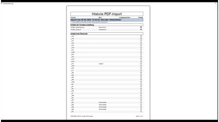 Projekt Import PDF - Import