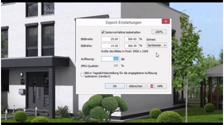  3D - Export Einstellungen